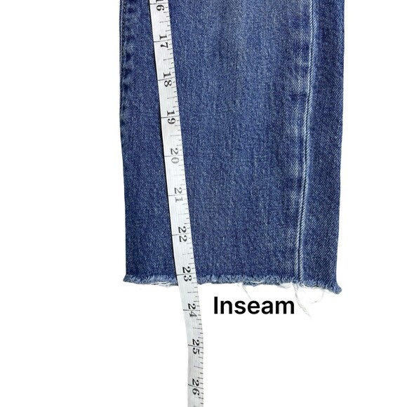 R13 Kate Skinny Jean Size 28 distressed raw hem made in Italy - Picture 4 of 14